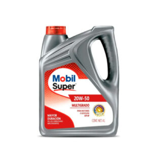MOBIL SUPER 20W50 ACEITE DE MOTOR MINERAL GL 4LT