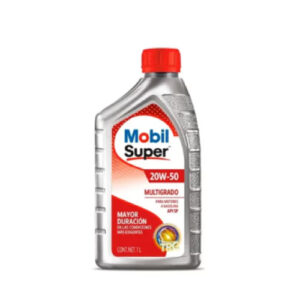 MOBIL SUPER 20W50 ACEITE DE MOTOR MINERAL QT 1LT